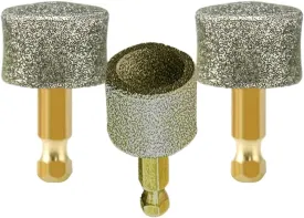 3 Pack Dog Nail Grinder Replacement Head, Pet Nail Grinder Diamond Tip Replacement, Professional Spare Grinding Head for Electric Pet Paw Trimmer Nail Grinder, Dog Claw Smoothing Grinder Bits