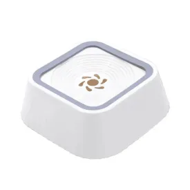 Anti-Spill Pet Water Fountain with Slow Drinking Feature and Removable Filter