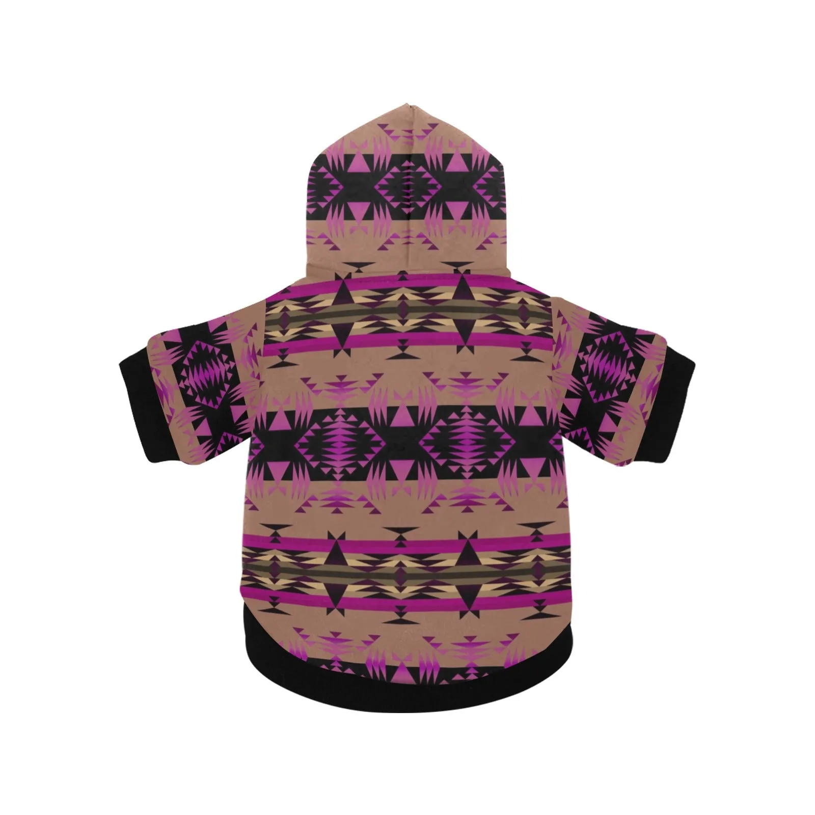 Between the Mountains Berry Pet Dog Hoodie