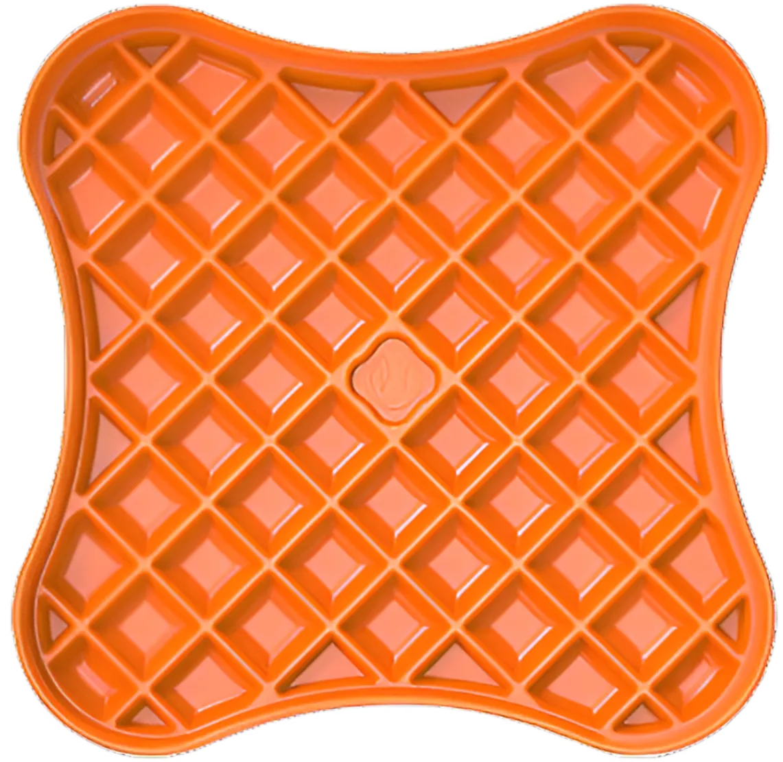 Boredom Busters Orange Slow Feeder Bowl – Anti-Gulping Dog Feeder