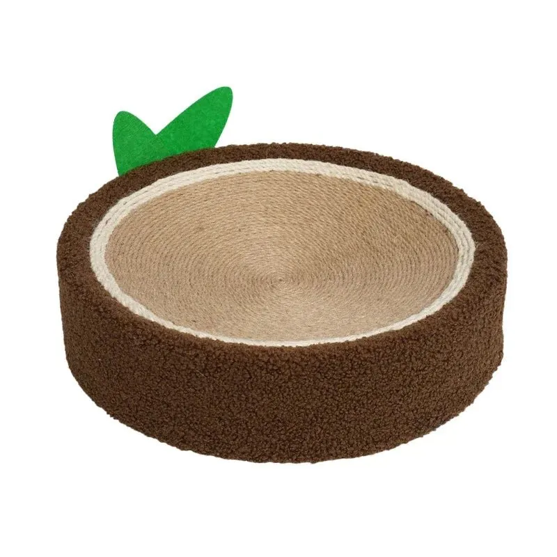 Cat Scratcher & Bed – 2-in-1  Adorable Shaped Scratch Pad for Cats, Protects Paws & Provides Cozy Comfort for Kittens
