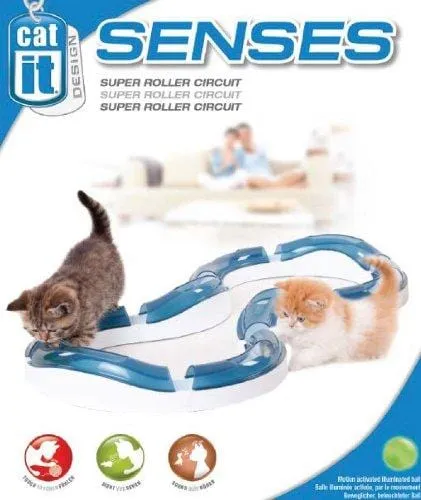 Catit Design Senses Super Roller Circuit Toy for Cats