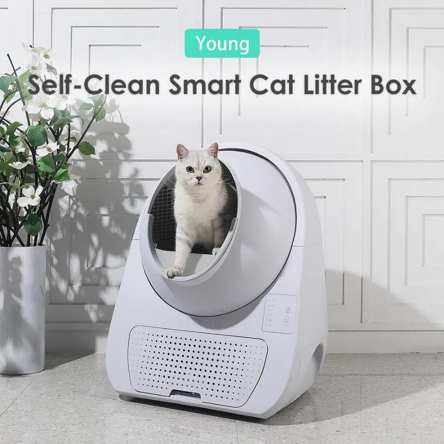 Catlink Scooper Self Clean Litter Box Young Version Grey
