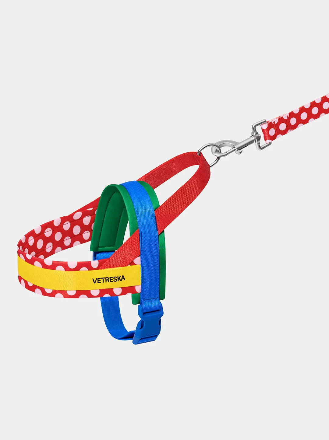 Chroma Pet Harness & Leash Set (Red)