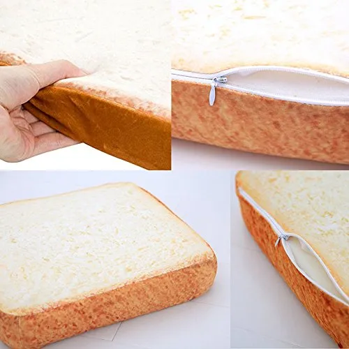Creative Toast Bread Pet Cat Bed Mattress Soft Cushion Seat Pad for Cats & Dogs Sleeping Playing