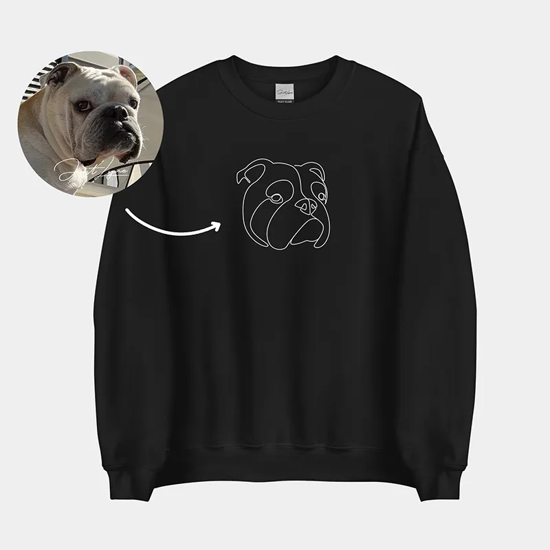 Custom Embroidered Sweatshirt Embroidered Hoodie Gifts For Pet