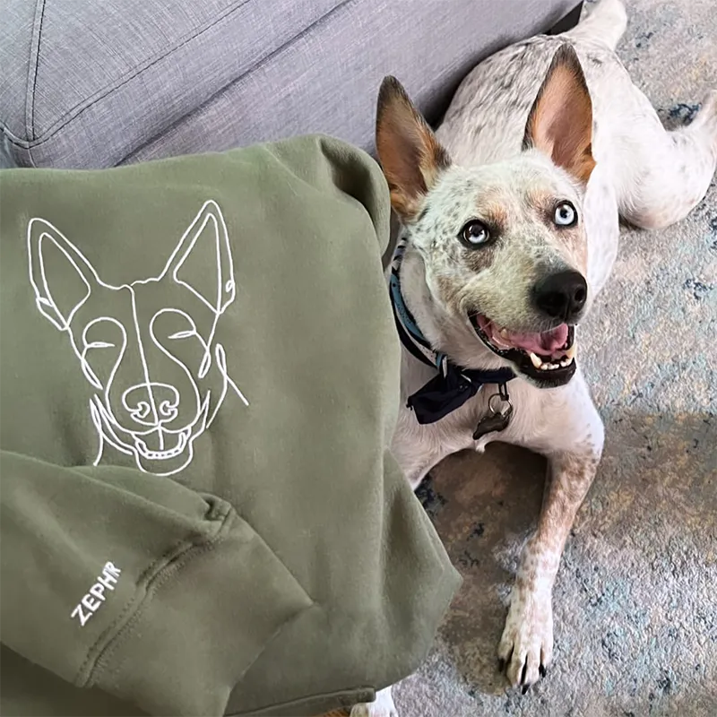 Custom Embroidered Sweatshirt Embroidered Hoodie Gifts For Pet