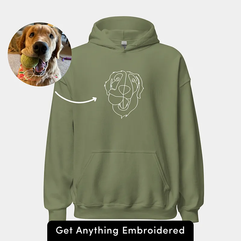 Custom Embroidered Sweatshirt Embroidered Hoodie Gifts For Pet