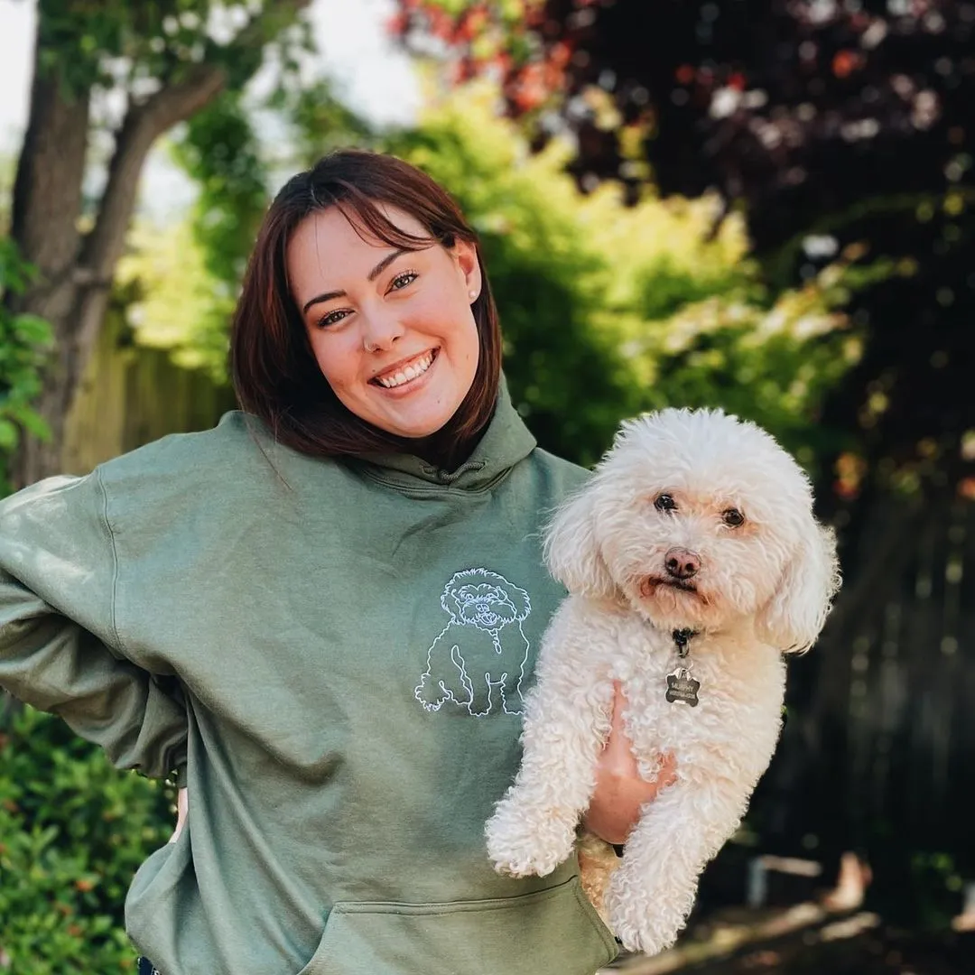 Custom Embroidered Sweatshirt Embroidered Hoodie Gifts For Pet