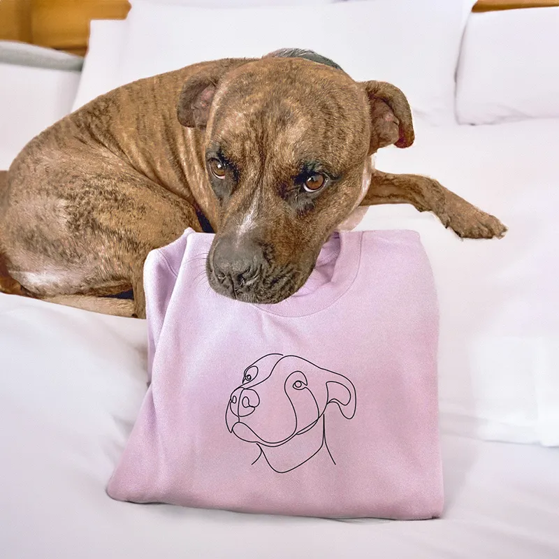 Custom Embroidered Sweatshirt Embroidered Hoodie Gifts For Pet
