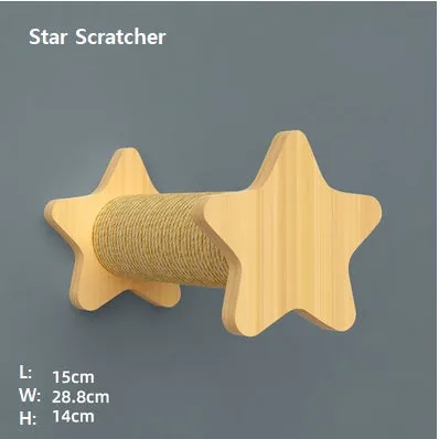 Customized wall mounted cat tree Cat Furniture On Walls Solid wood Cat Bridge wall-mounted Cat furniture
