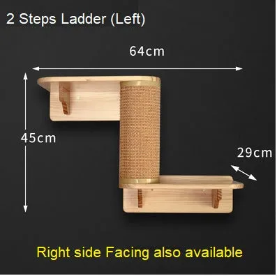 Customized wall mounted cat tree Cat Furniture On Walls Solid wood Cat Bridge wall-mounted Cat furniture
