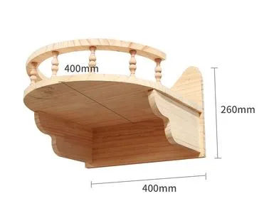 Customized wall mounted cat tree Cat Furniture On Walls Solid wood Cat Bridge wall-mounted Cat furniture