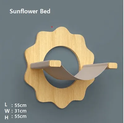 Customized wall mounted cat tree Cat Furniture On Walls Solid wood Cat Bridge wall-mounted Cat furniture