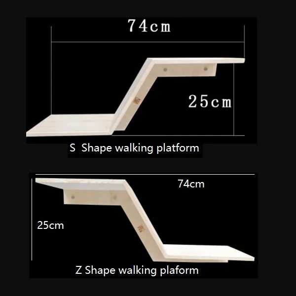 Customized wall mounted cat tree Cat Furniture On Walls Solid wood Cat Bridge wall-mounted Cat furniture