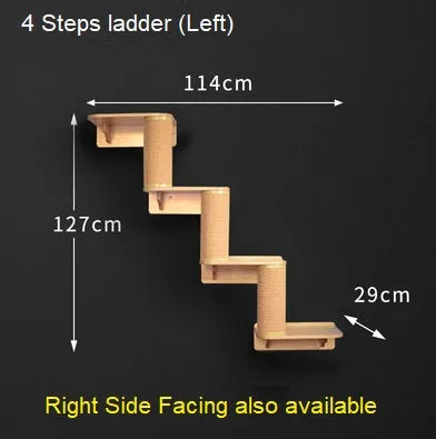 Customized wall mounted cat tree Cat Furniture On Walls Solid wood Cat Bridge wall-mounted Cat furniture