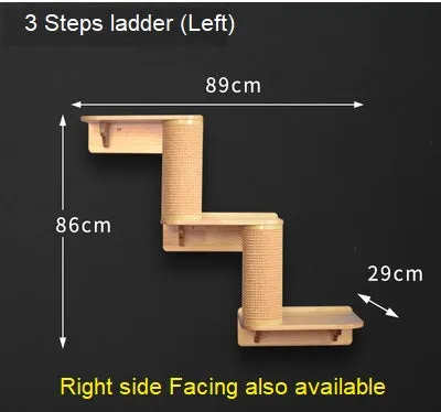 Customized wall mounted cat tree Cat Furniture On Walls Solid wood Cat Bridge wall-mounted Cat furniture