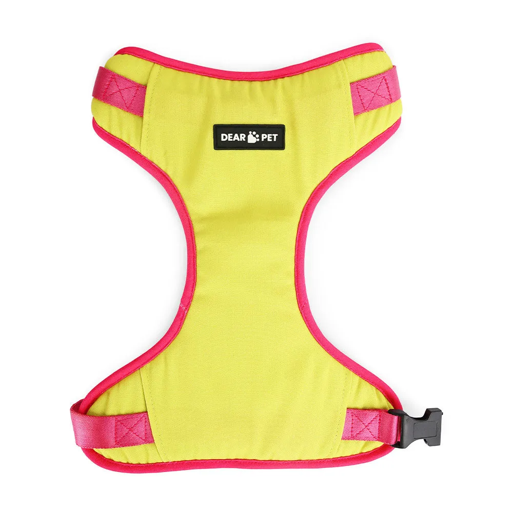 Dear Pet Double Trouble Lime & Pink Harness for Dogs