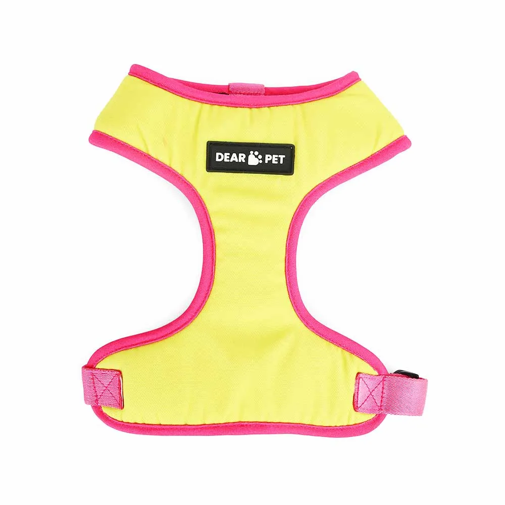 Dear Pet Double Trouble Lime & Pink Harness for Dogs