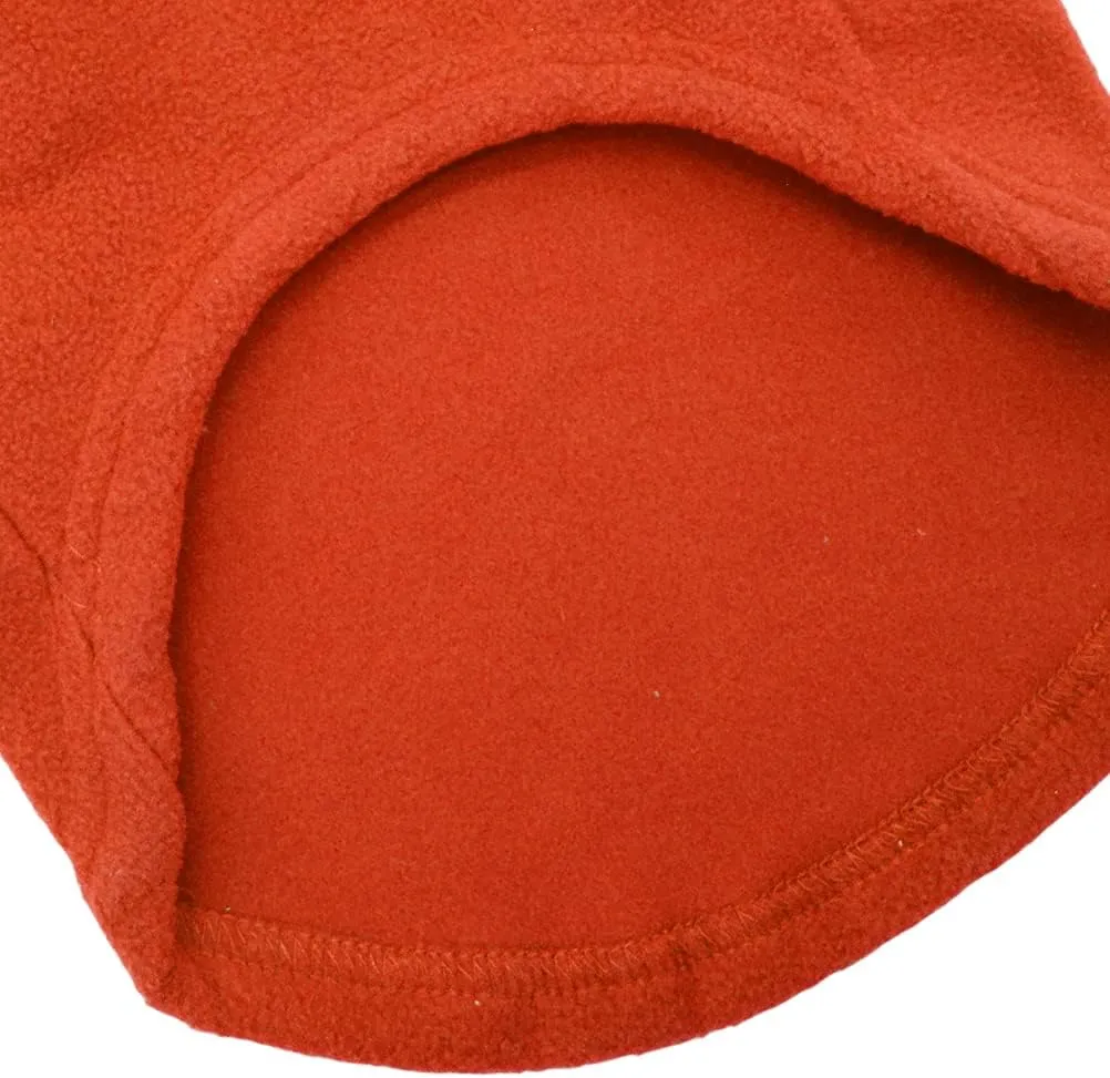 Dog Fleece Vest Soft Winter Jacket Sweater with D-Ring Leash Cold Weather Coat Hoodie for Small Medium Large Dogs Red X-Large