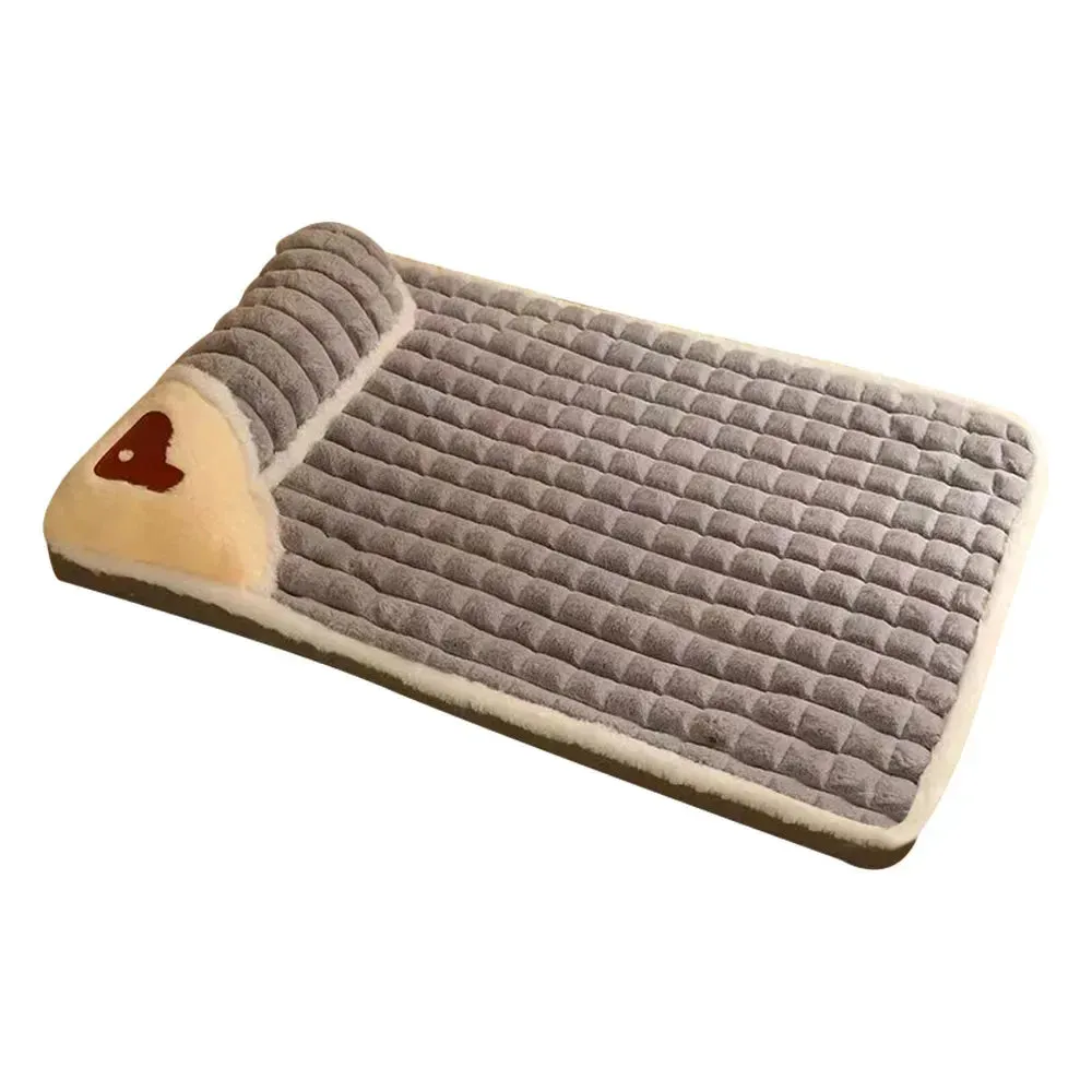 Dog Mat Dog Bed Luxury Sofa for Small Medium Large Dogs Plaid Bed for Cats Dogs Fluff Sleeping Removable Washable Pet Beds
