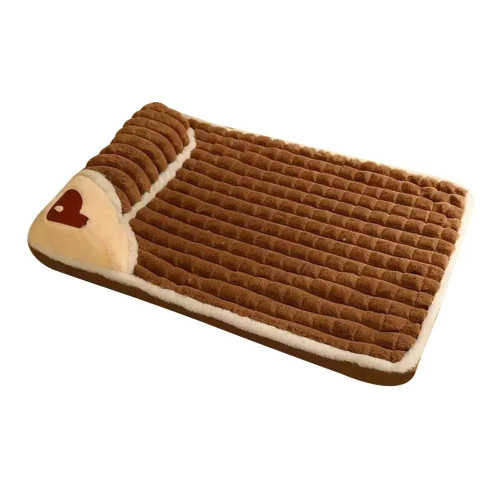 Dog Mat Dog Bed Luxury Sofa for Small Medium Large Dogs Plaid Bed for Cats Dogs Fluff Sleeping Removable Washable Pet Beds