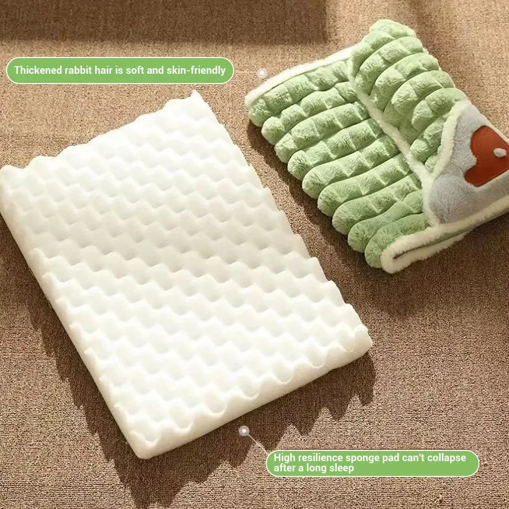 Dog Mat Dog Bed Luxury Sofa for Small Medium Large Dogs Plaid Bed for Cats Dogs Fluff Sleeping Removable Washable Pet Beds