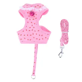 Easy Walk Dog Harness | Pet Strawberry Chest Rope