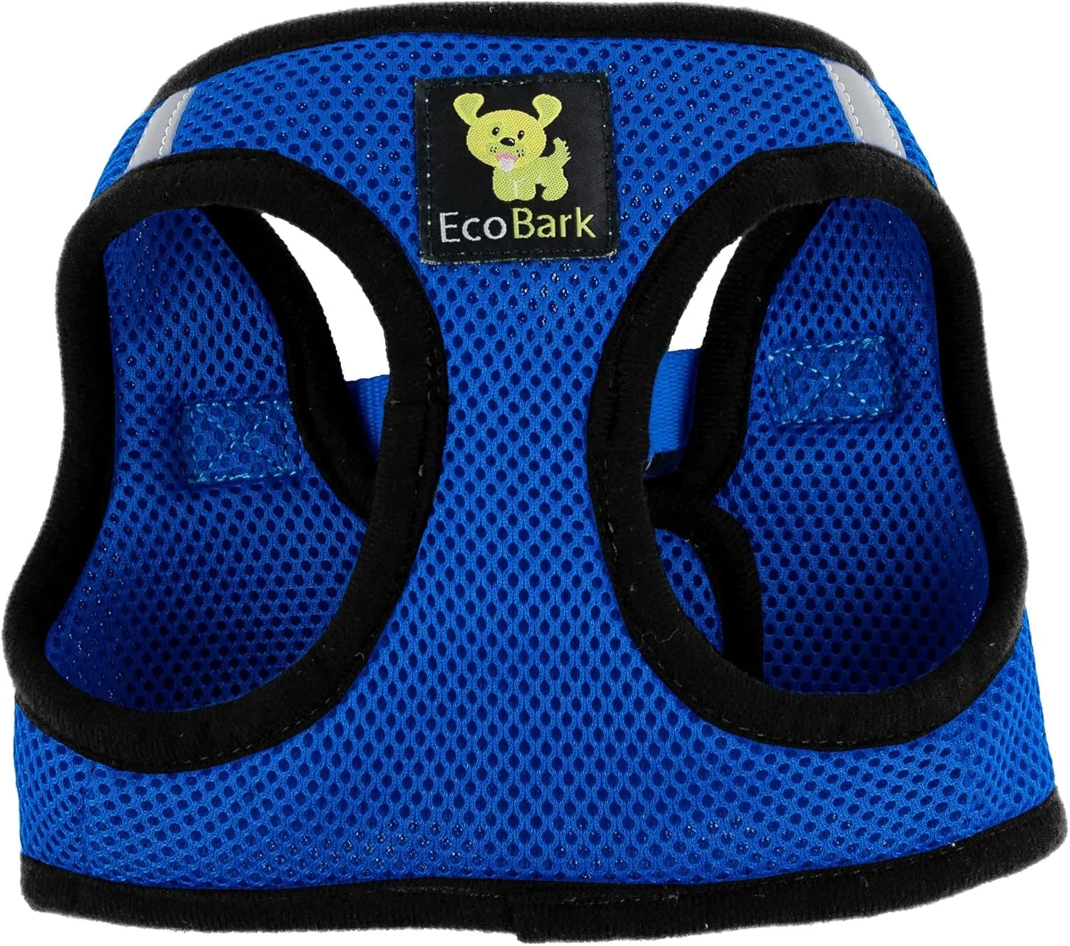 EcoBark Step in Dog Harness Reflective Soft Ultra Padded Mesh Dog Harnesses for XXS, XS, Small, and Medium Dogs Eco-Friendly Comfort Secure Halter No Pull Adjustable Pet Vest (XXXS, Royal Blue)