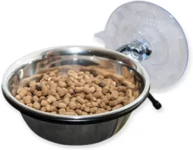 K&H Pet Products EZ Mount Window Up and Away Kitty Diner Stainless/Black 12 Ounces