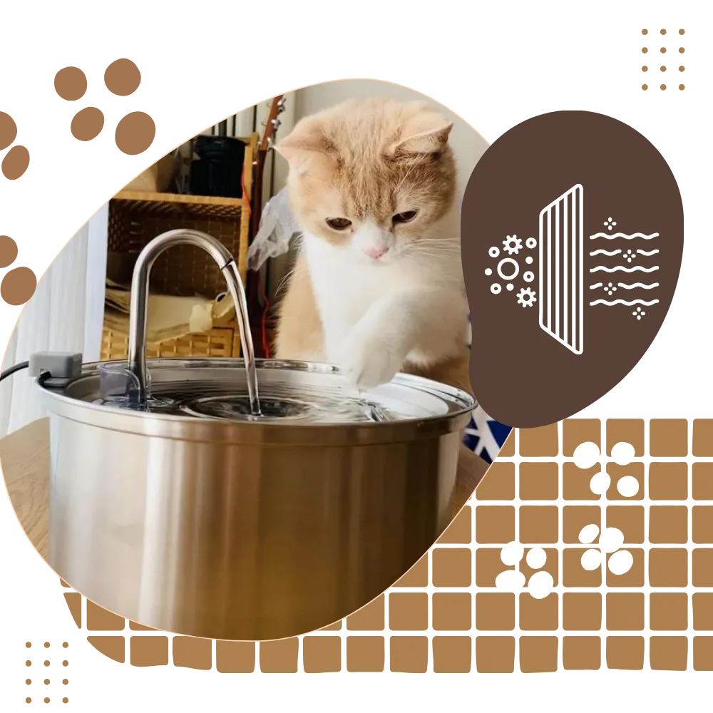 Large Capacity Cat Drinking Fountain