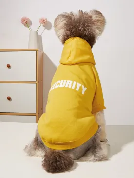 Letter Graphic Pet Hoodie