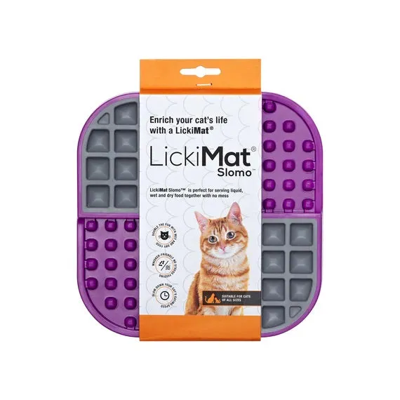 LickiMat Slomo Wet & Dry Double Slow Feeder for Cats