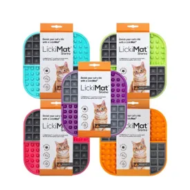 LickiMat Slomo Wet & Dry Double Slow Feeder for Cats