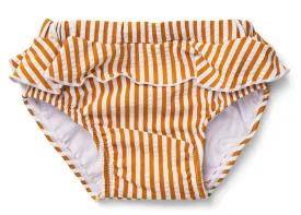 Liewood Elise Mustard Stripe Baby Girl Swim Pants