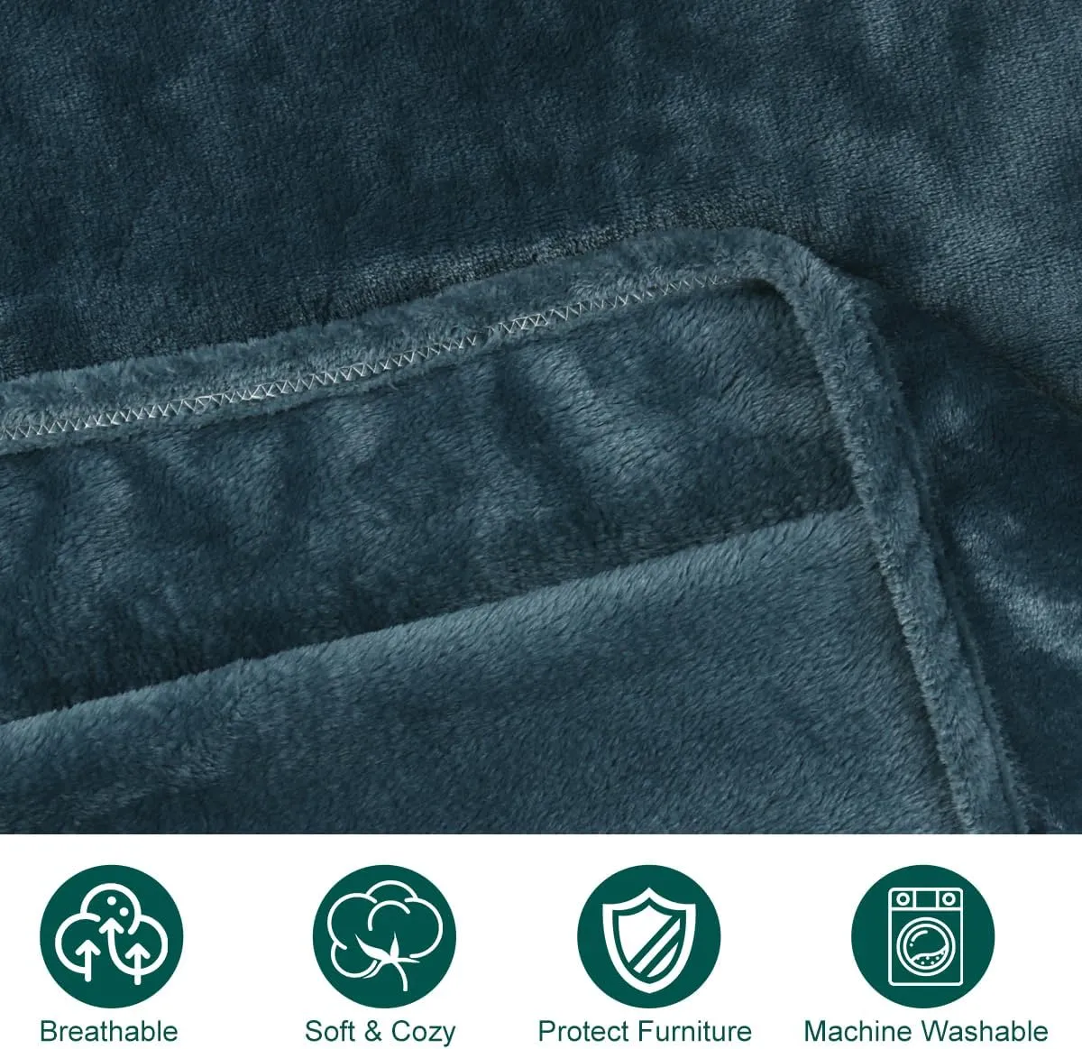 Onarway Dog Blanket Washable for Puppy: 4 Packs Dog Blankets 40x28 - Fluffy Soft Small Throw for Cat Puppy Kitten Dogs - Fleece Pet Blankets for Bed Sofa Car and Indoor - Lake Green and Purple