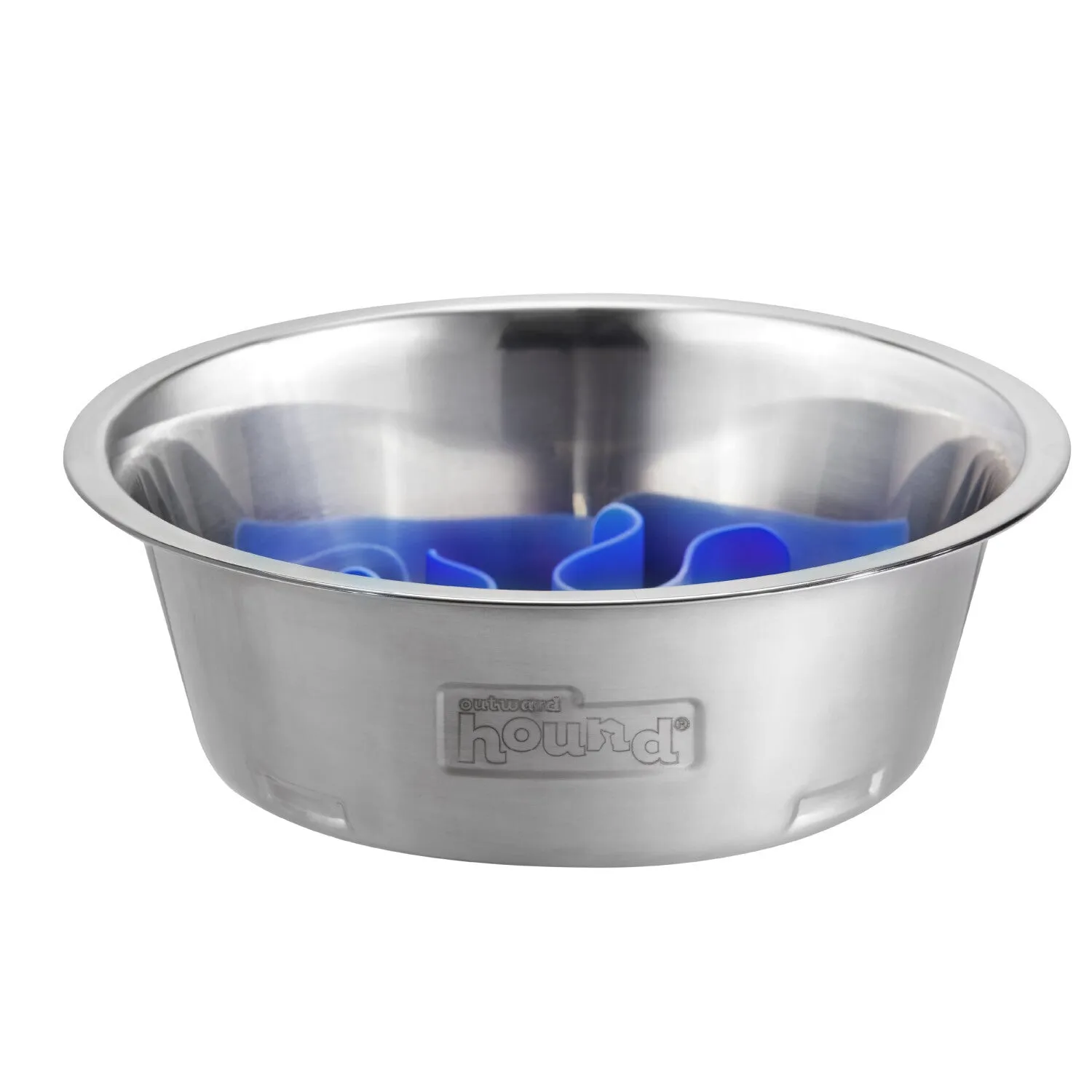 Outward Hound Stainless Steel Fun Feeder Bowl