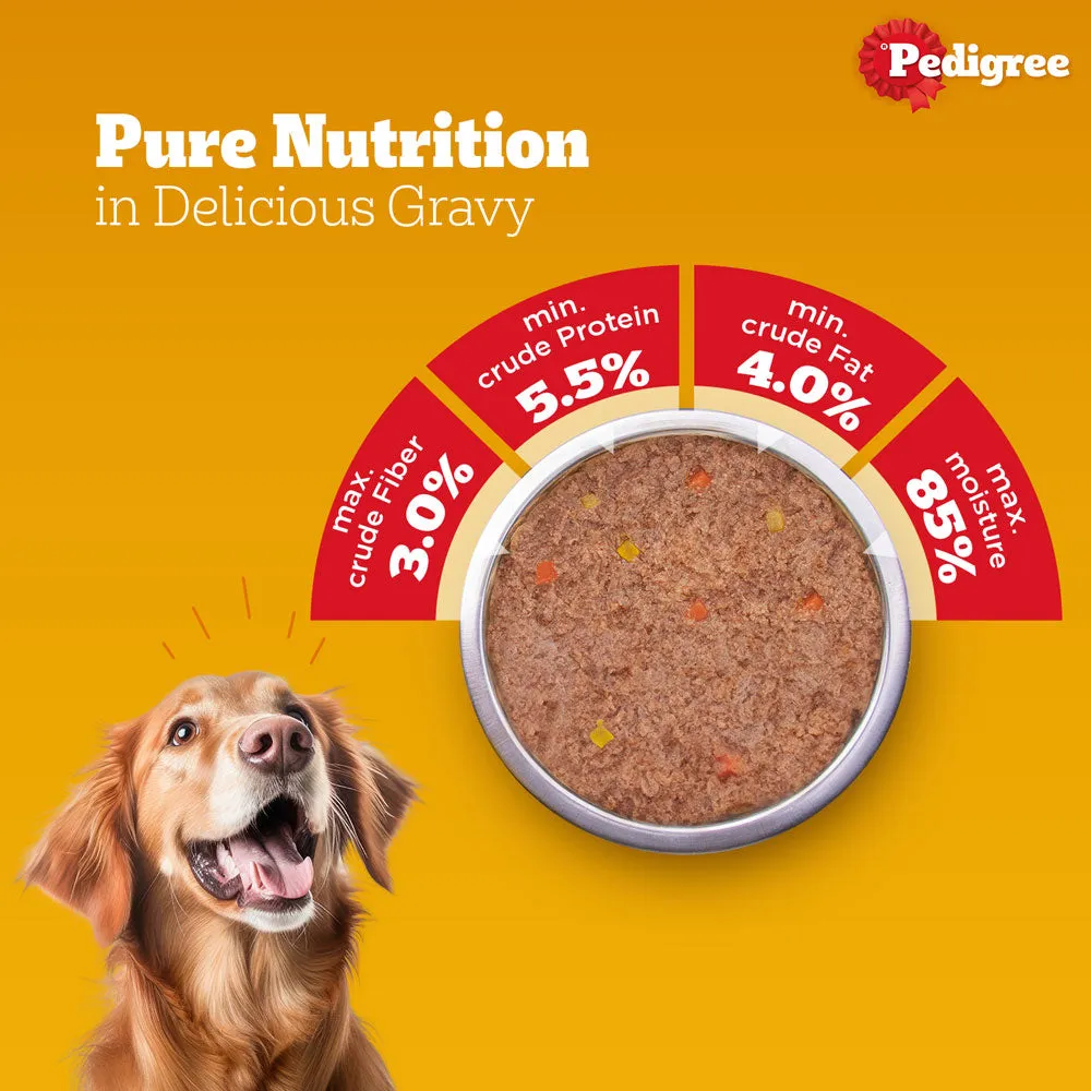 Pedigree Chicken Grilled Liver in Loaf with Vegetables Adult Dog Wet Food