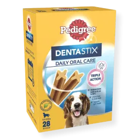 Pedigree Dentastix Medium Dog x 28 Sticks 720g