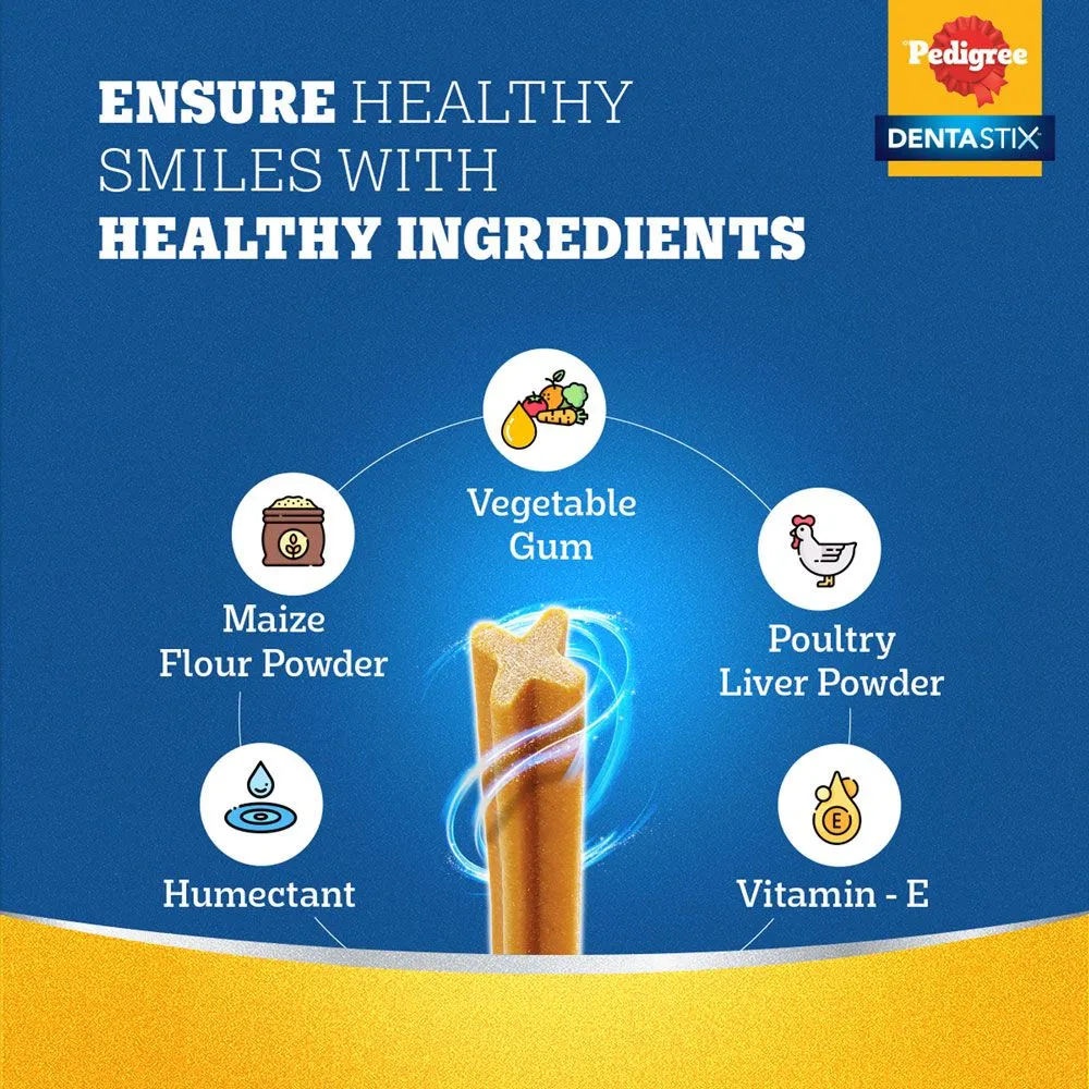 Pedigree Dentastix Oral Care for Adult (Medium Breed 10 to 25 kg) Dog Treats