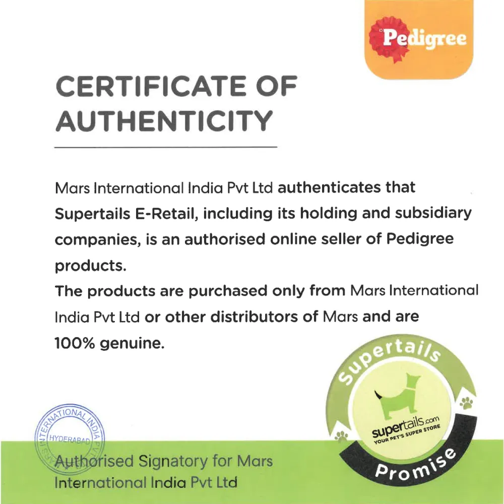 Pedigree Dentastix Oral Care for Adult (Small Breed of 5 to 10 kg) and Roasted Lamb Tasty Jerky Dog Treats Combo
