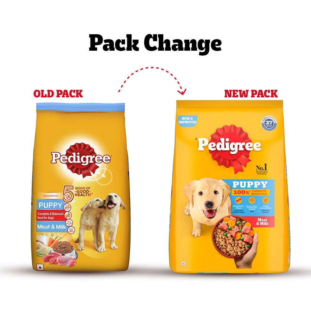 Pedigree Meat & Milk Puppy Dry Food (Limited Shelf Life)