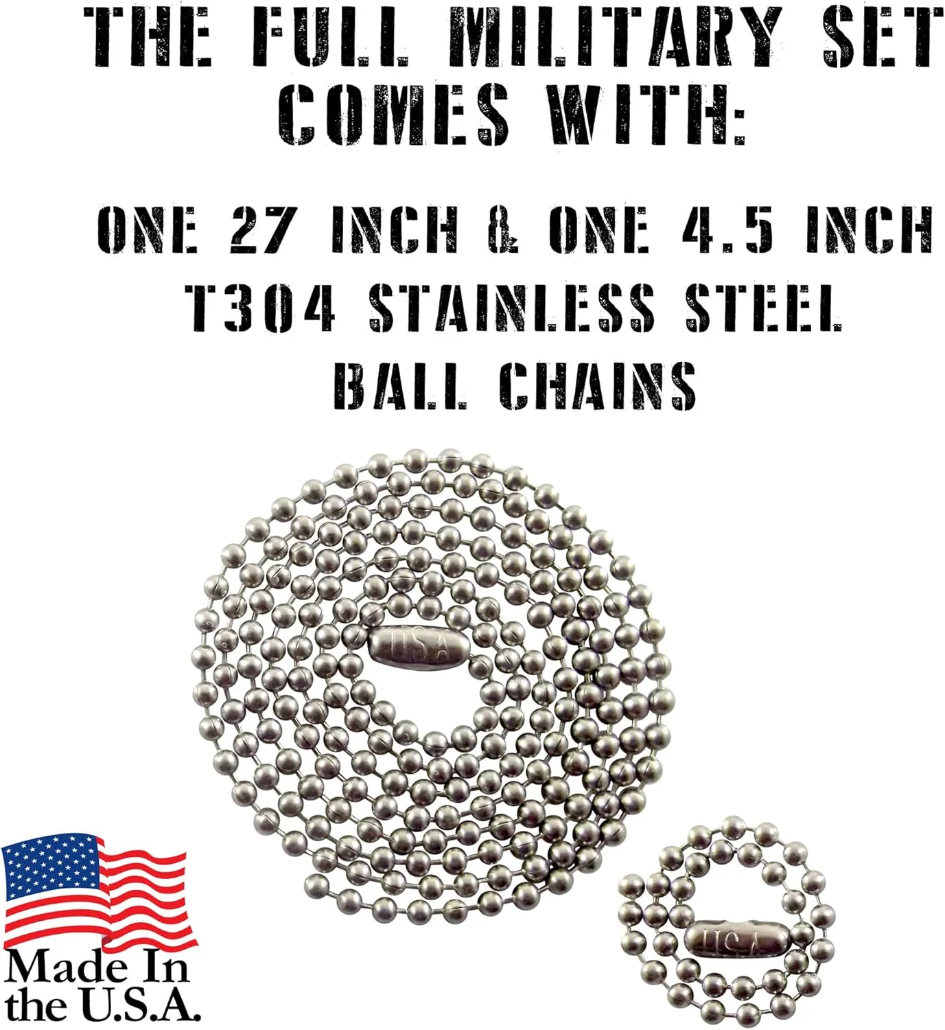 Personalized Military Dog Tags with Silencers and Stainless Steel Chains, Green Aluminum