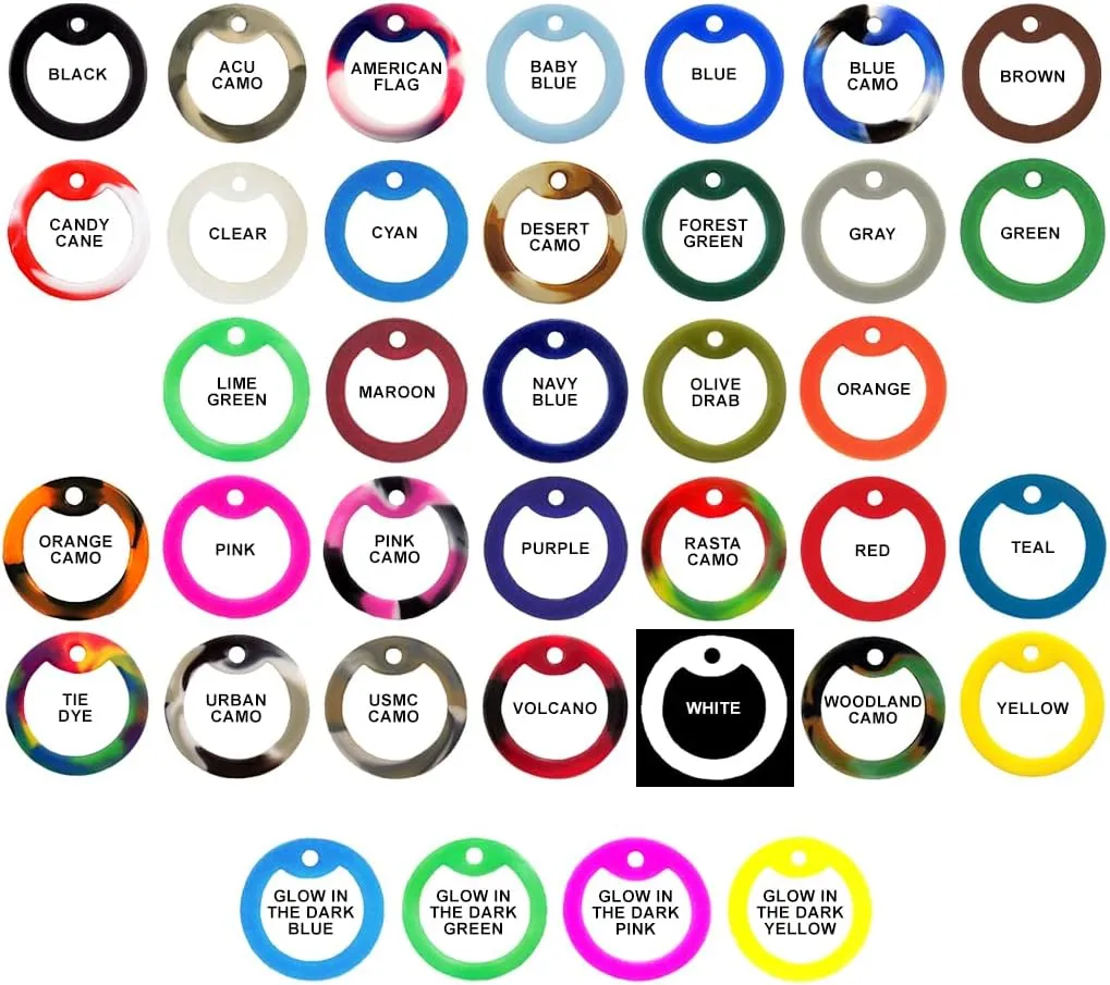 Personalized Military Dog Tags with Silencers and Stainless Steel Chains, Green Aluminum