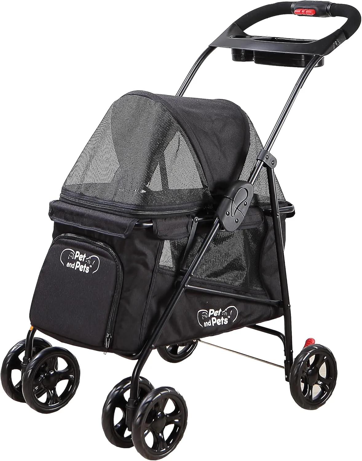 PETIQUE Simplicity Pet Stroller, Black