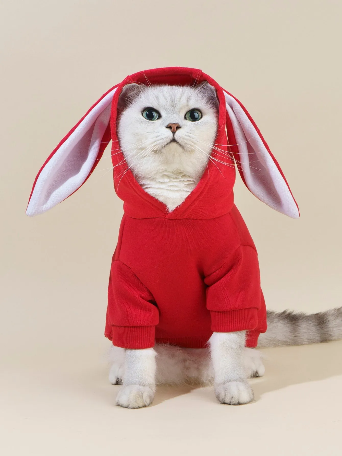 PETSIN Rabbit Ear Design Pet Hoodie