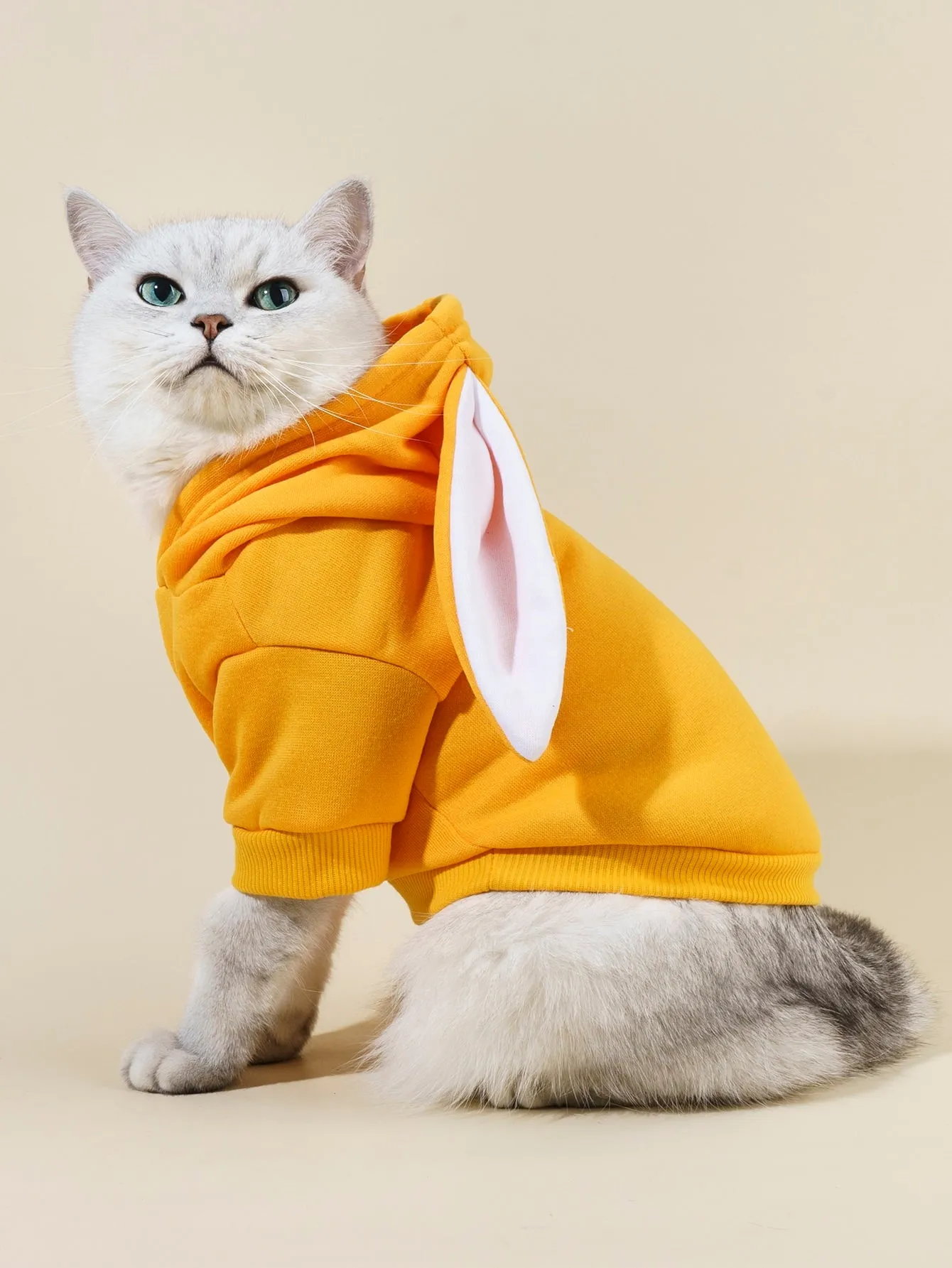 PETSIN Rabbit Ear Design Pet Hoodie