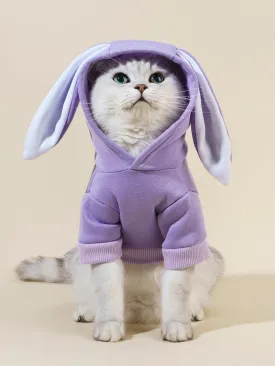 PETSIN Rabbit Ear Design Pet Hoodie