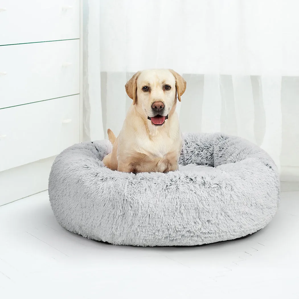 Replaceable Cover for Dog Calming Bed Mat Soft Plush Kennel - Charcoal XXL