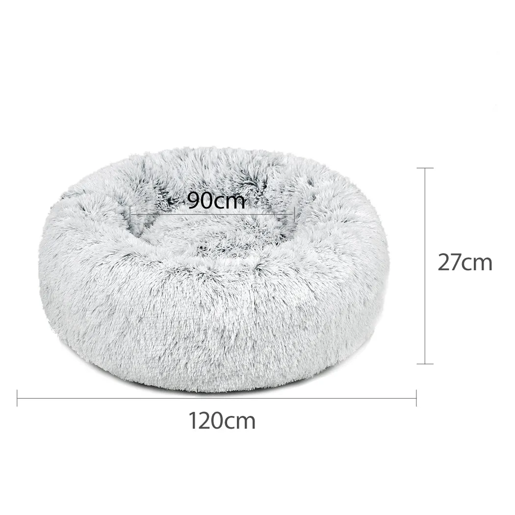 Replaceable Cover for Dog Calming Bed Mat Soft Plush Kennel - Charcoal XXL